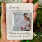 Custom Save The Date Fridge Magnets | 2x2 Square Photo Magnets