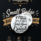 Pin Badges 44 mm Customise  | Personalized Photo Badges | BAGGBAY