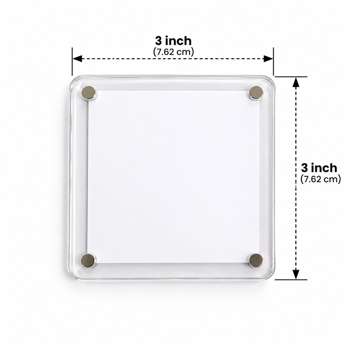 Acrylic Photo Frames 3×3 Inch