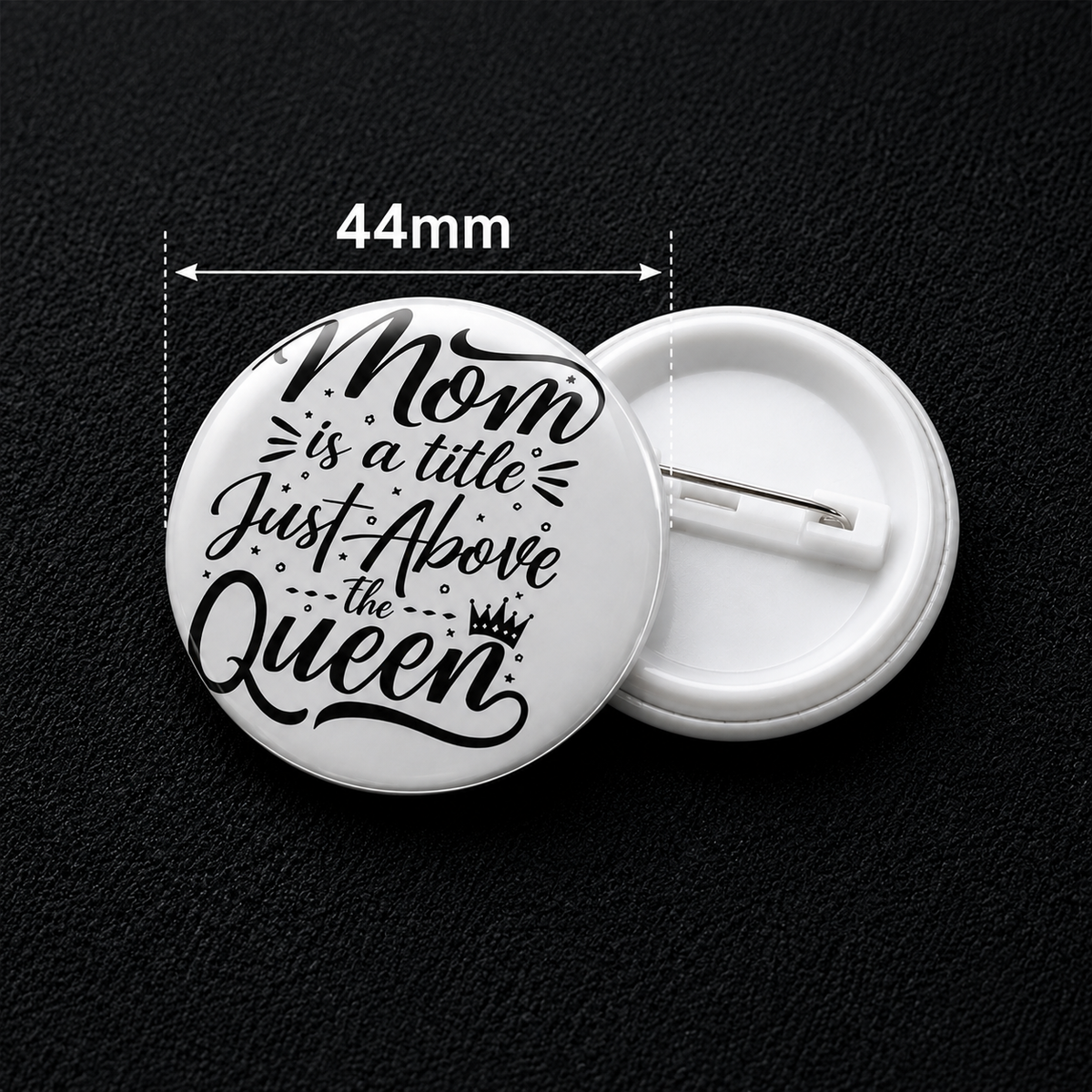 Pin Badges 44 mm Customise  | Personalized Photo Badges | BAGGBAY