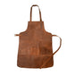 Distressed Multi-Pocket Leather Apron