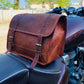 Classic Leather Motorcycle Saddlebag