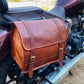 Classic Leather Motorcycle Saddlebag