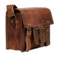 Front Pocket Handcrafted Mini Satchel Goat Leather Bag 11*15 Inch | 100% Genuine Leather